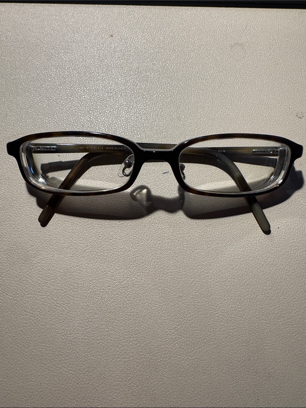Gucci Women’s Rectangular Glasses in Tortoise Brown and Black